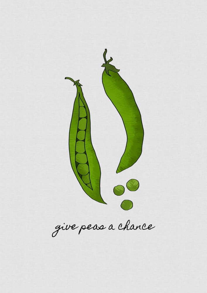 Give Peas a Chance von Orara Studio