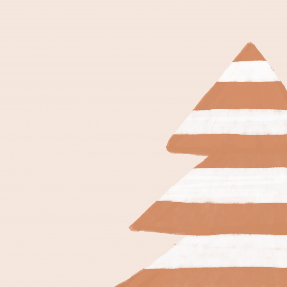 Stripey Xmas Tree von Orara Studio