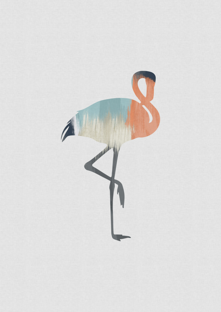 Pastel Flamingo von Orara Studio