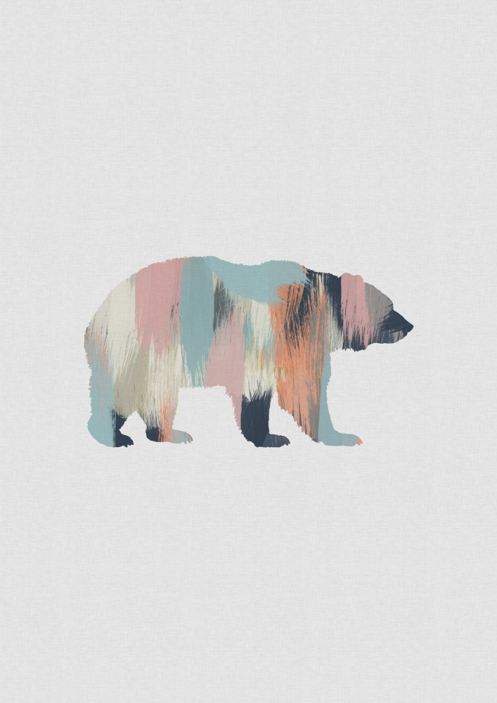 Pastel Bear von Orara Studio