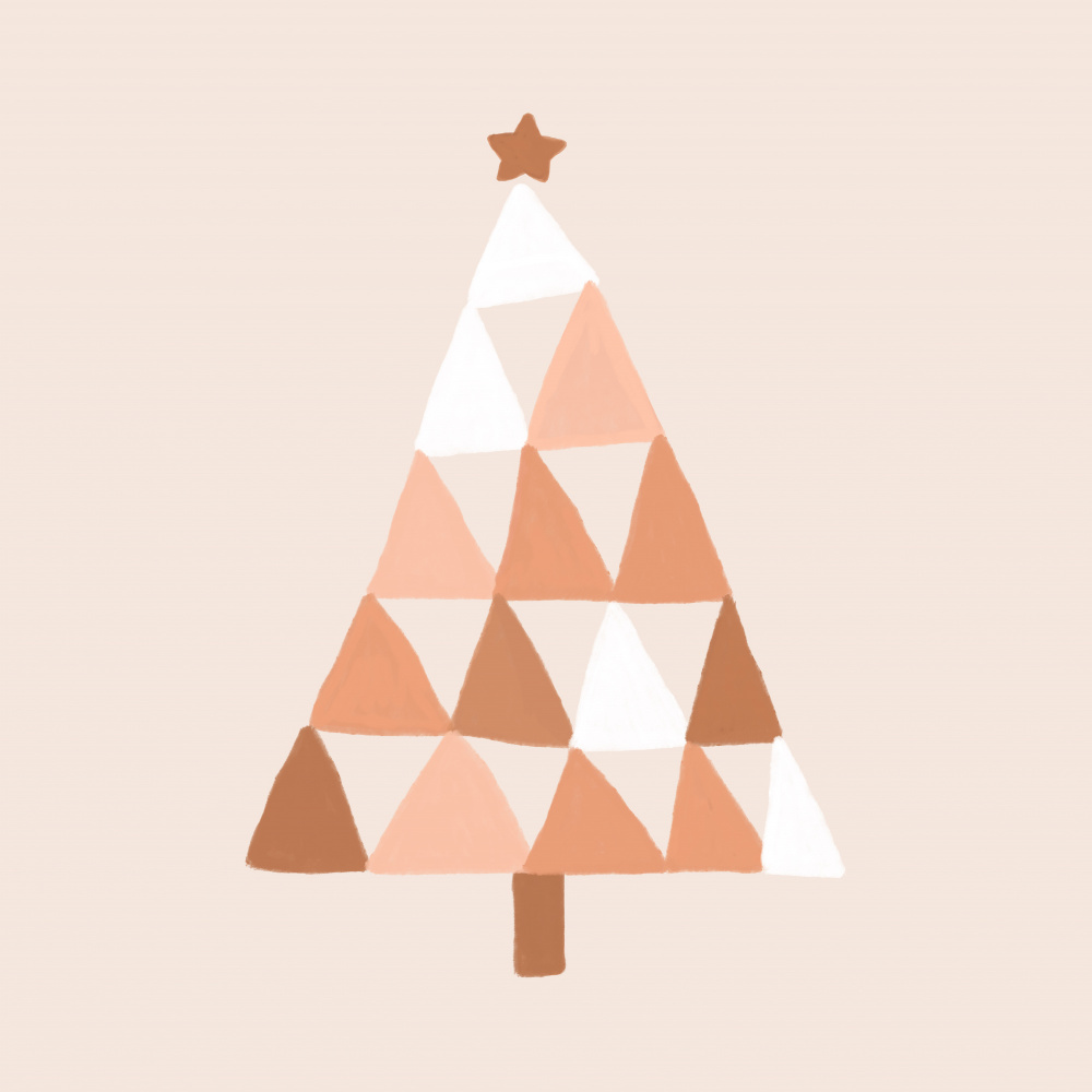 Pastel Christmas Tree von Orara Studio