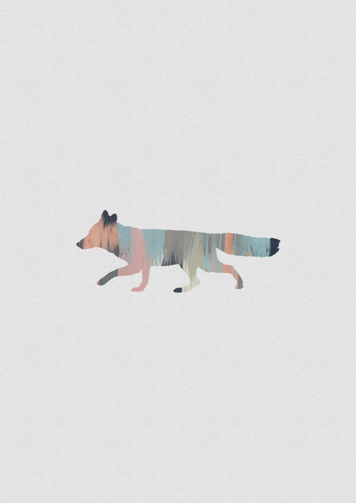 Pastel Fox von Orara Studio