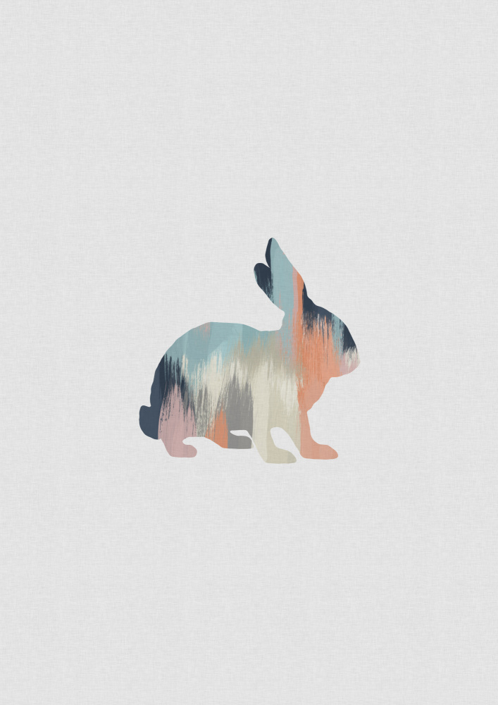 Pastel Rabbit von Orara Studio