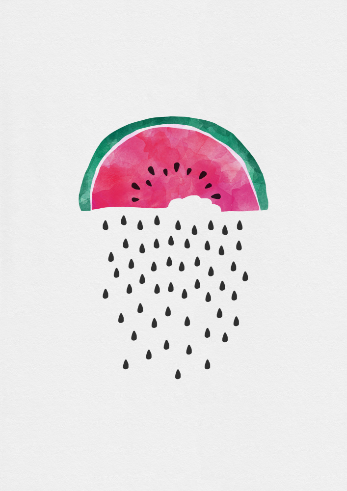 Watermelon Rain von Orara Studio