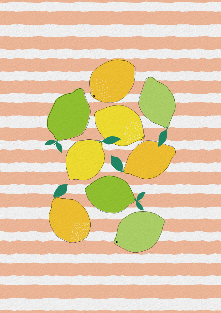 Citrus Crowd von Orara Studio