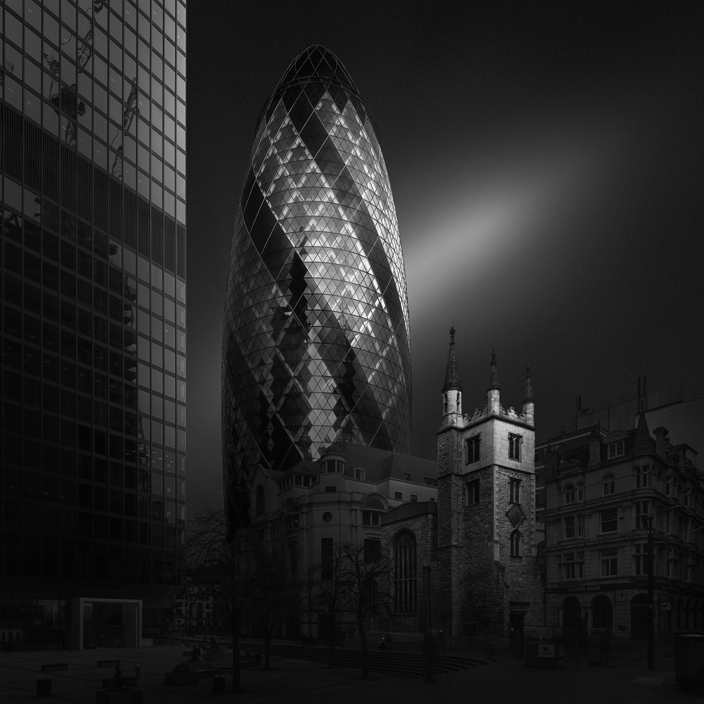 30 St Mary Axe - The Gherkin von Oscar Lopez