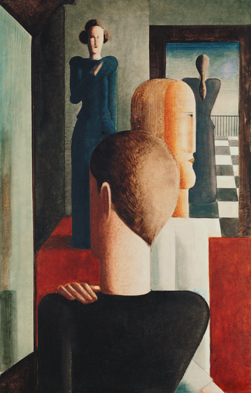 Römisches (oder: Vier Figuren im Raum) von Oskar Schlemmer