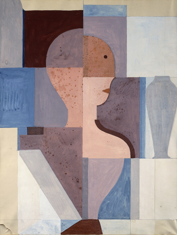 Split Half Figure to the Right von Oskar Schlemmer