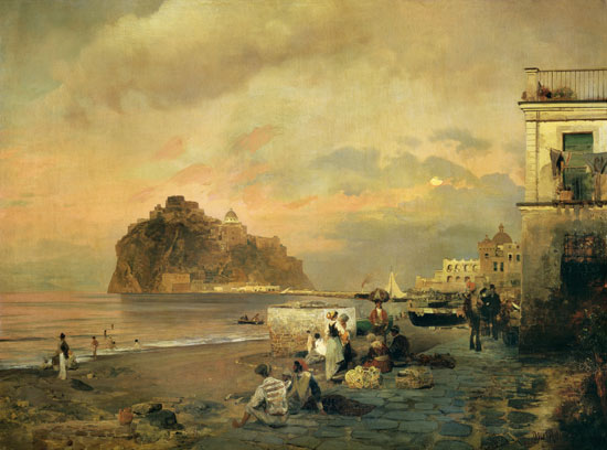 Ischia von Oswald Achenbach