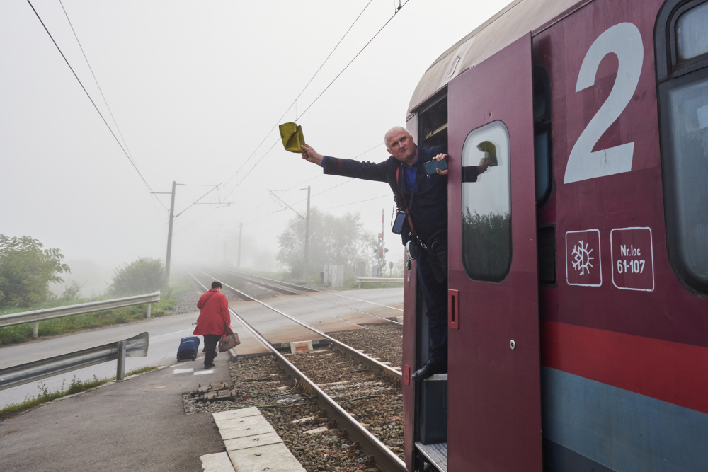 Departure by Train von Panfil Pirvulescu