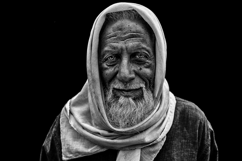 Smile of an old man von Partha P Roy