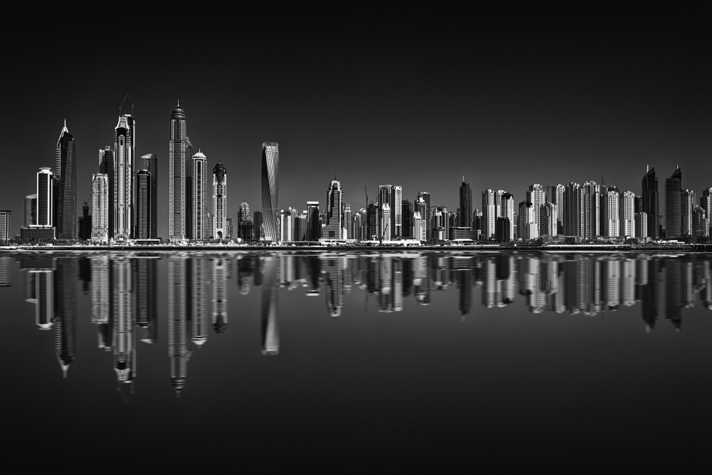 Dubai Skyline von Partha P Roy