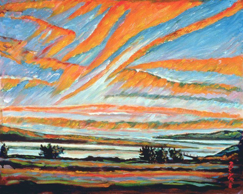 Sunrise, Les Eboulements, Quebec von  Patricia  Eyre