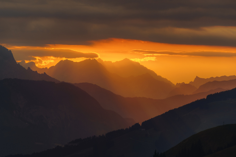 Sunrise in Tirol von Patrick Aurednik