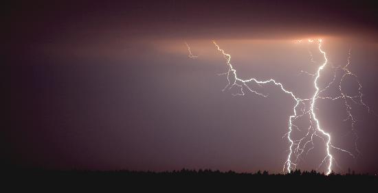 Gewitter über Brandenburg von Patrick Pleul