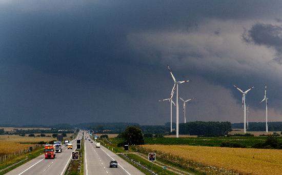 Unwetter in Frankfurt (Oder) von Patrick Pleul