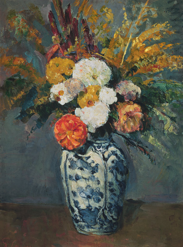 Dahlias von Paul Cézanne