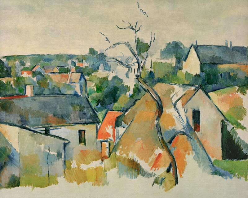 Les Toits von Paul Cézanne