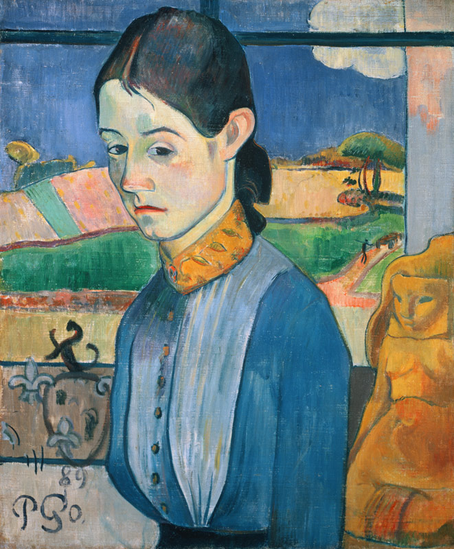 Young Breton Woman von Paul Gauguin