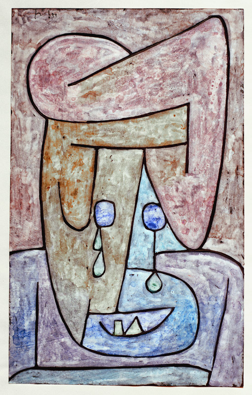 Weinende Frau, 1939, 904 (XX 4). von Paul Klee