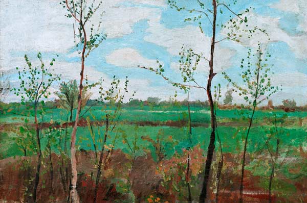 P.Modersohn-Becker,  Frühlingslandschaft von Paula Modersohn-Becker