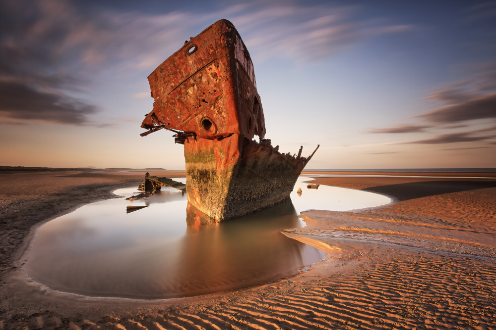 Baltray ship wrack von Peter Krocka