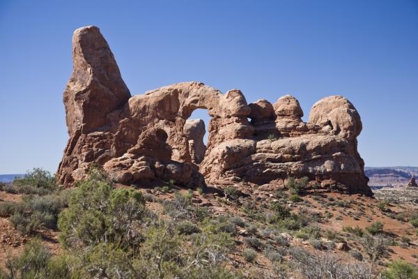 Turret Arch Arches National Park Utah US von Peter Mautsch