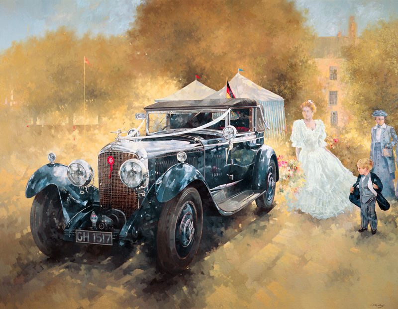 Bentley and Bride von Peter Miller