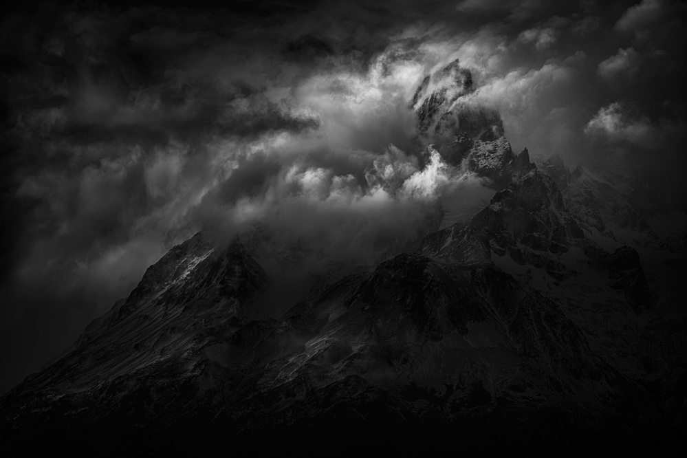 Passing storm over the Paine massif von Peter Svoboda MQEP