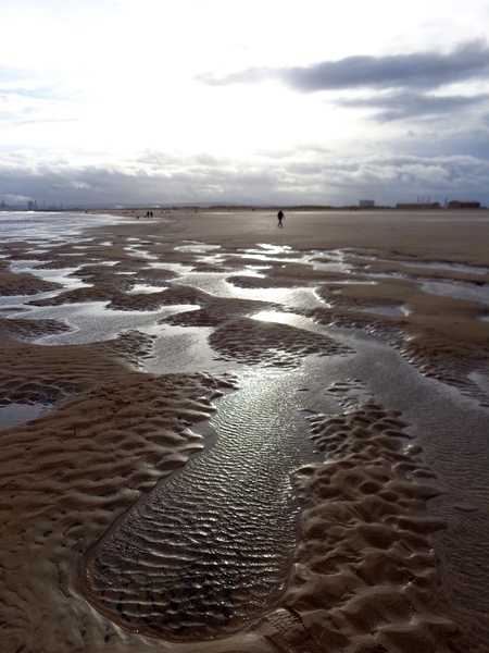 LOW TIDE HARTLEPOOL von Peter Hugo  McClure