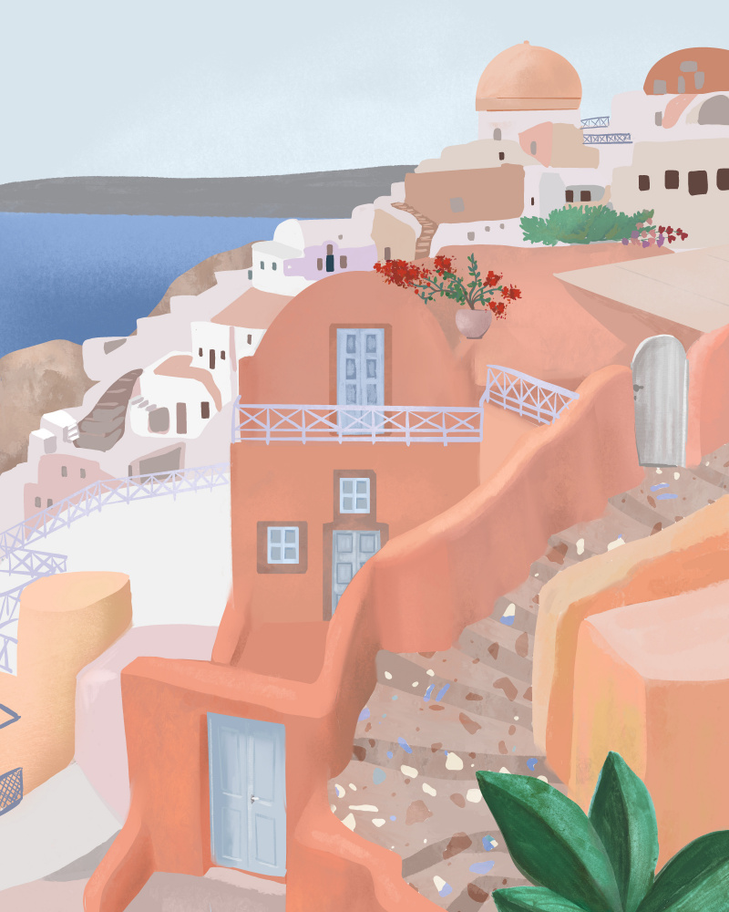 Santorini von Petra Lizde