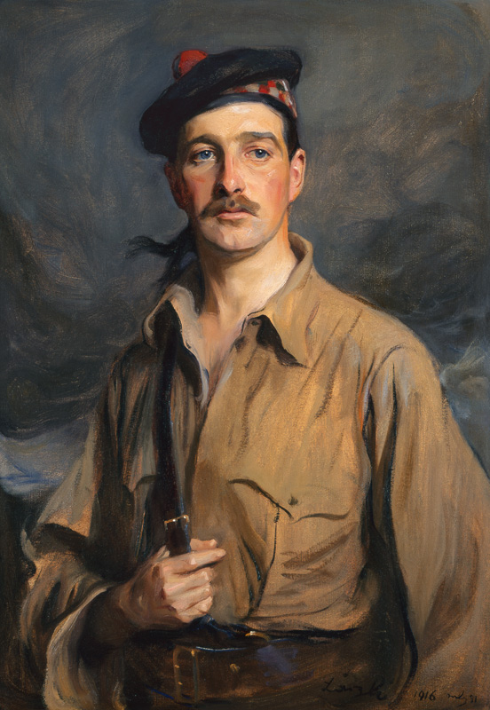 John, 2nd Lord Forteviot, M.C., 1916 (oil on canvas) von Philip Alexius de Laszlo