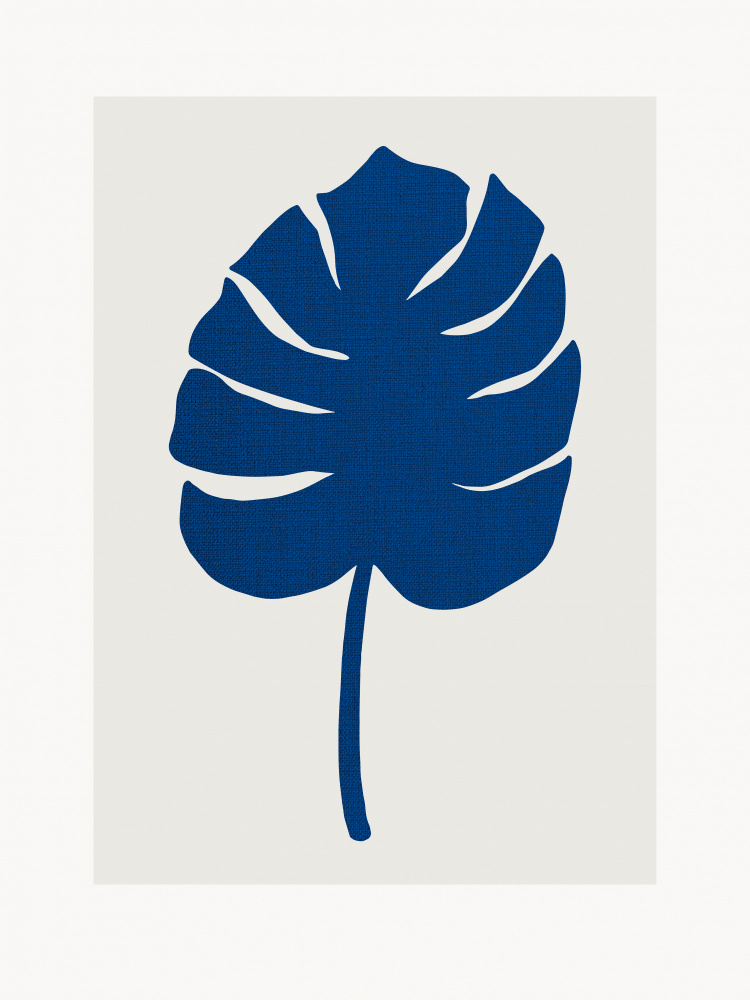 Leaf Blue von Pictufy Studio