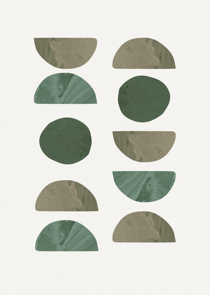 Collage Green von Pictufy Studio