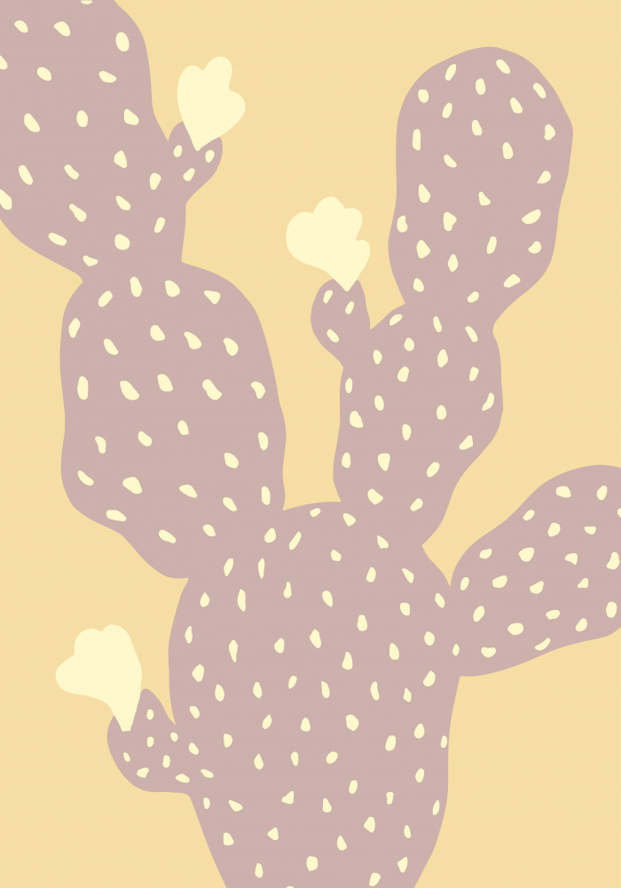 Cactus Yellow von Pictufy Studio