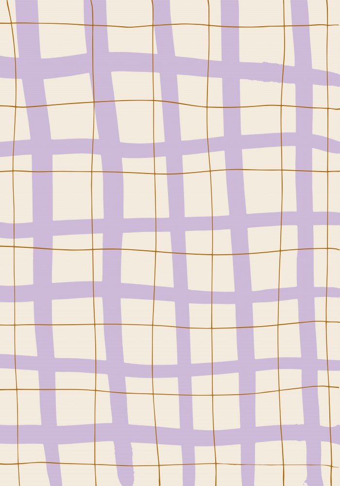 Lilac Grid von Pictufy Studio