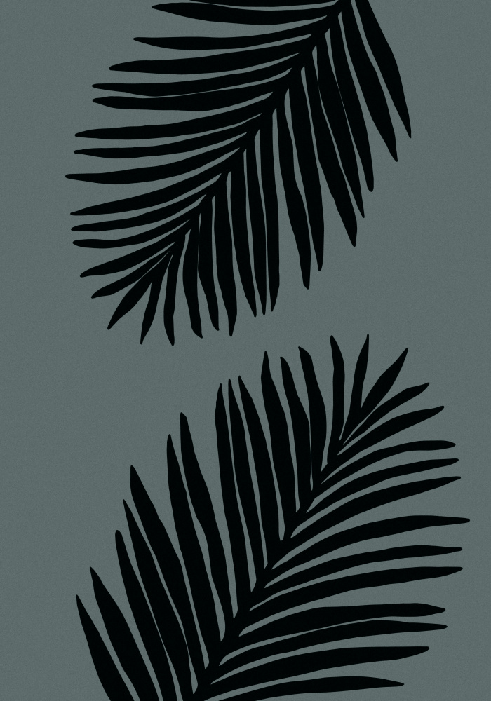 Palm Leaf Gray with tint of green 03 von Pictufy Studio