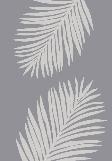 PALM LEAF 03 MEDIUM GRAY