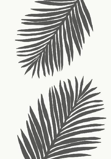 PALM LEAF 12 GRAPHITE GRAY