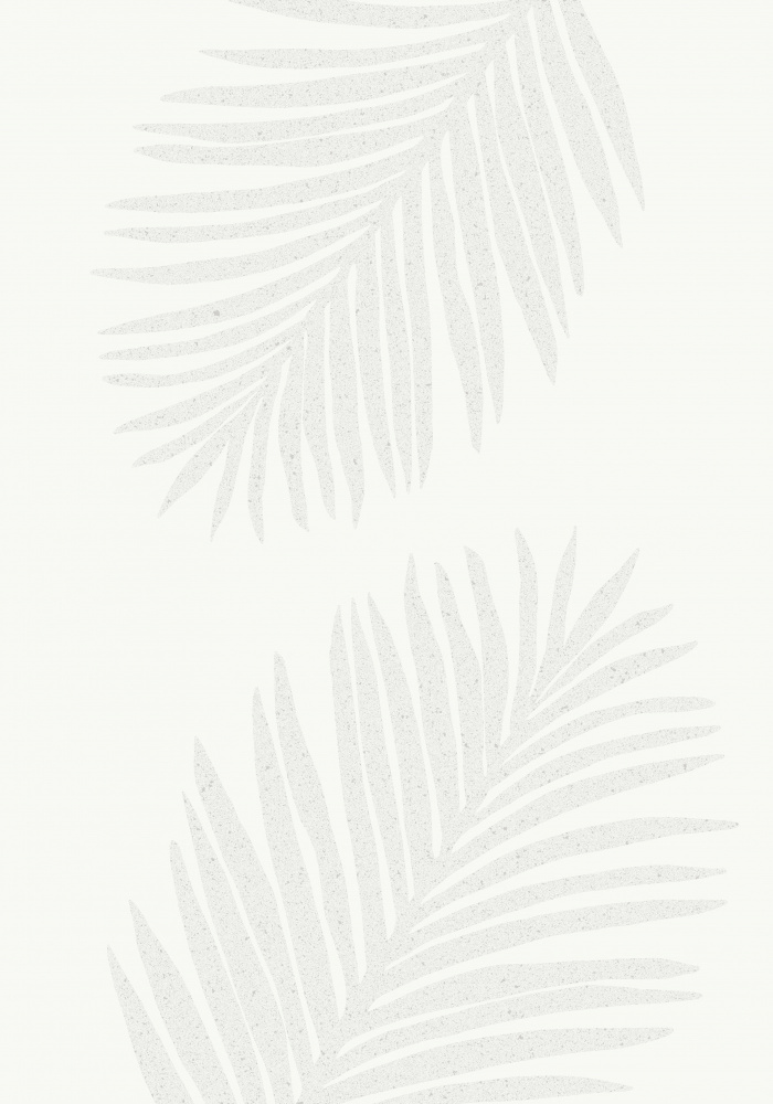 PALM LEAF 13 GRAY PATTERN von Pictufy Studio