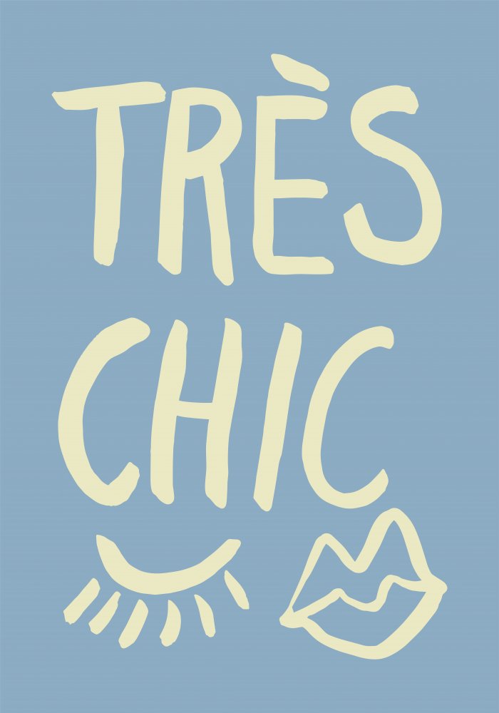 Très Chic Blue von Pictufy Studio