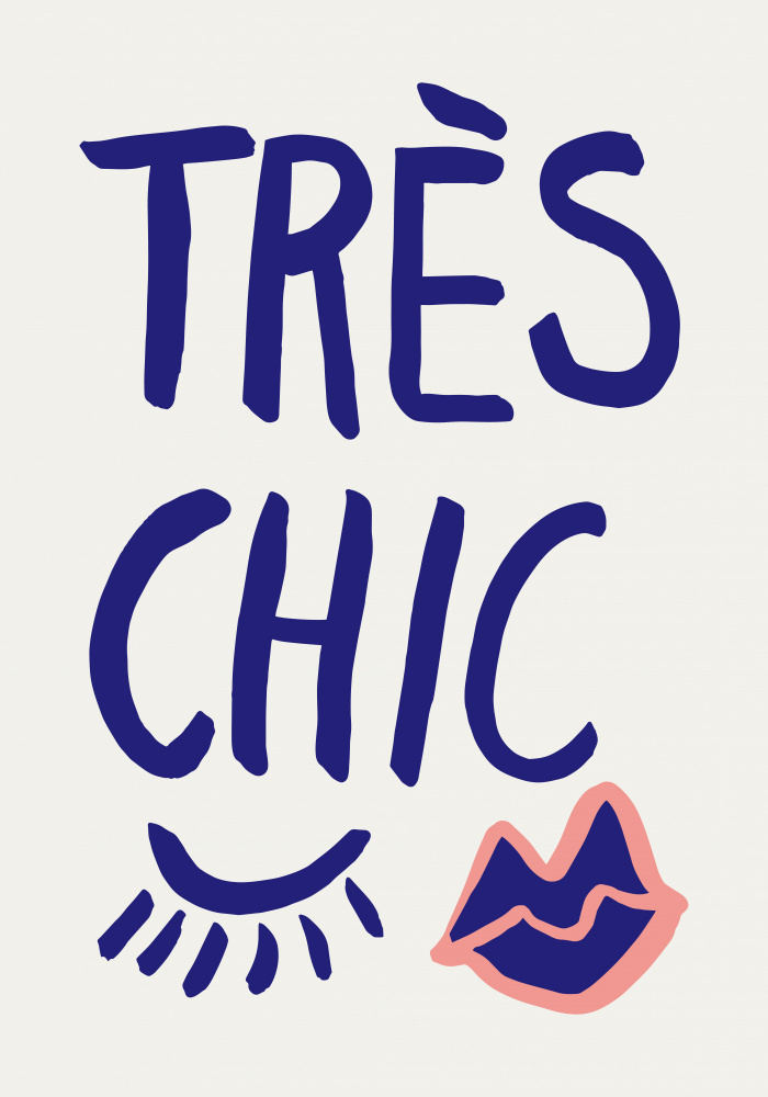 Tres Chic Blue von Pictufy Studio