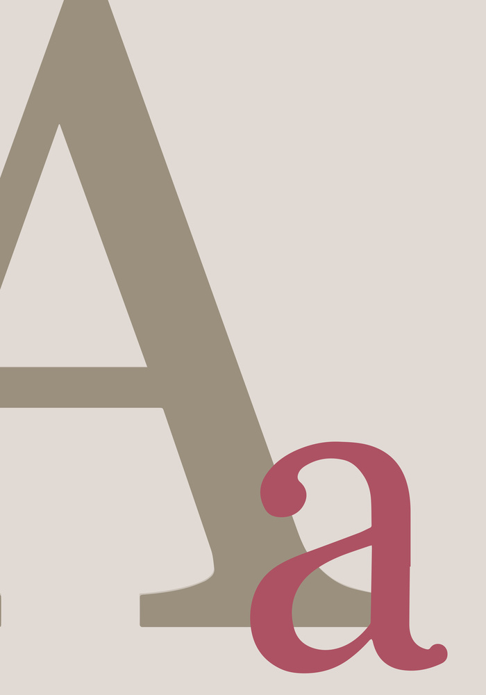 Letter A von Pictufy Studio II