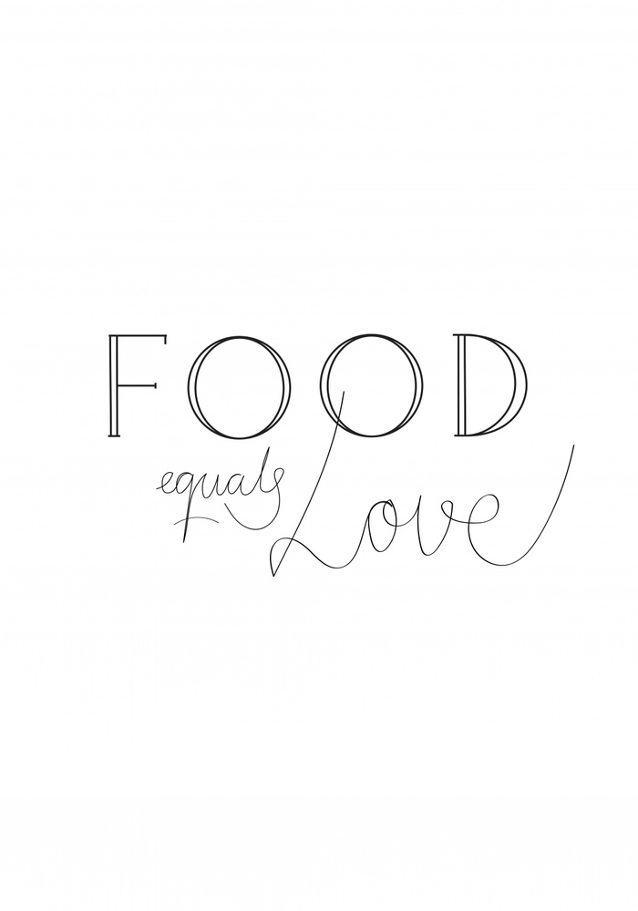 Food is Love von Pictufy Studio II