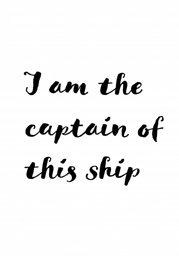 I am the captain of this ship von Pictufy Studio II