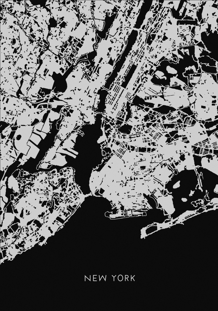 map_new york_002_black von Pictufy Studio II