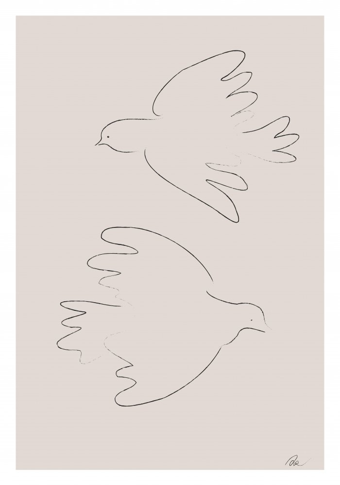 Two Doves von Pictufy Studio II