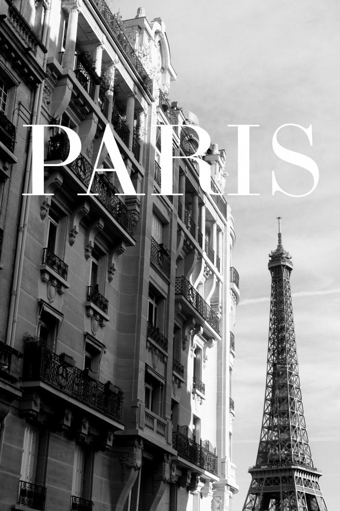 Paris Text 3 von Pictufy Studio III