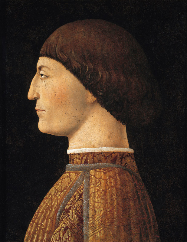 Sigismondo Malatesta. von Piero della Francesca