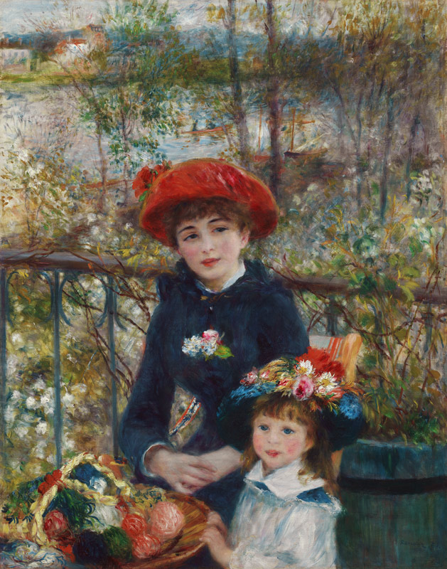 Auf der Terrasse von Pierre-Auguste Renoir